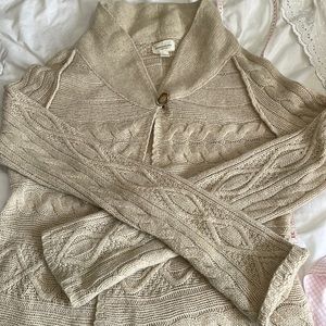 Banana republic oatmeal alpaca blend sweater